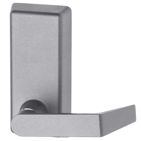 Von Duprin Exit Trim, 230L-06 Lever, Fire Rated, Passage, SP28, Keyless, LHR 230L-BE-06 SP28 LHR